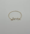 Wire Love Bracelet