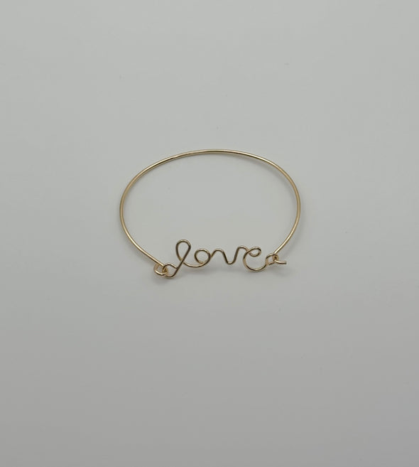 Wire Love Bracelet