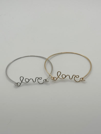 Wire Love Bracelet