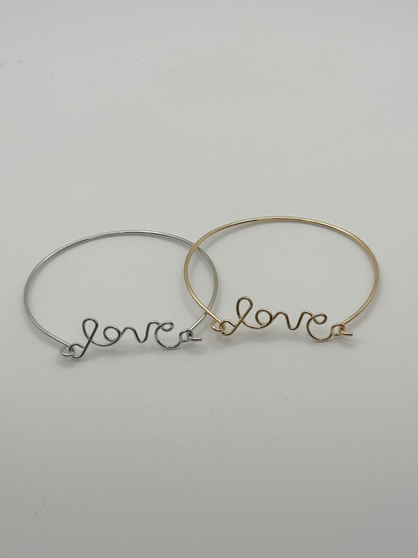 Wire Love Bracelet