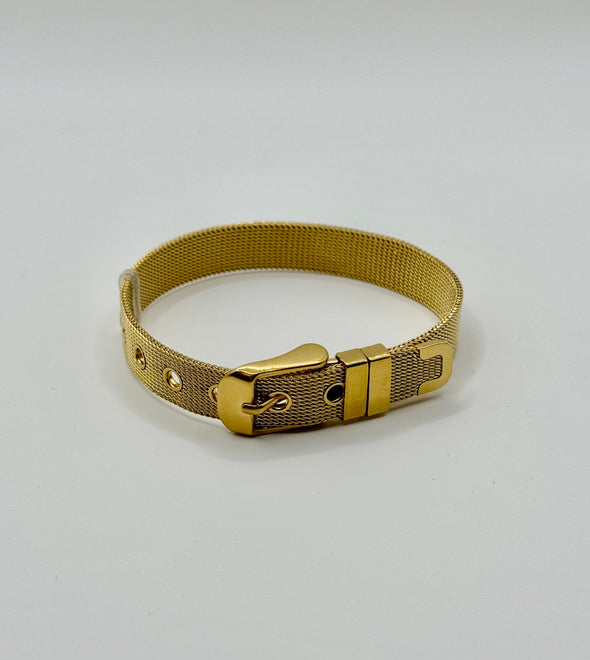 18K Gold Plated Belt Bracelet