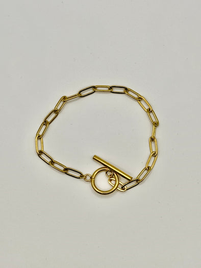 18K Gold Plated Link Bracelet