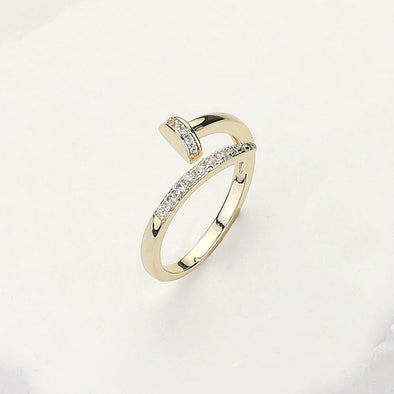 Paved Nail Ring