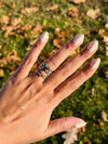 Multi Color Layered Stone Ring