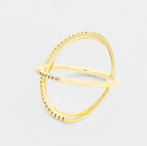 Criss Cross Ring